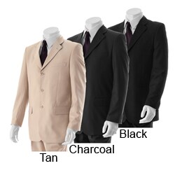 Tessori Men's Milan Collection 3-button 2-piece Suit
