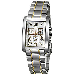 Caravelle Men's 'Sport' Two-tone Stainless Steel Watch.