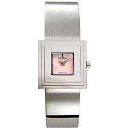 Corum Women's Sevigne Stainless Steel Pink Mother of Pearl Watch