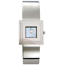 Corum Women's 'Sevigne' Stainless Steel Blue Dial Watch 