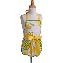 Girl's Scalloped 'Luscious Lemons' Apron