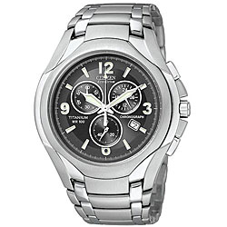 Citizen Men's Eco-Drive Titanium Blue Dial Watch