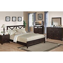 Cross Bar 5-piece Queen Bedroom Set