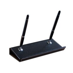 Dacasso Eco-friendly Leather Pen Stand and Pens