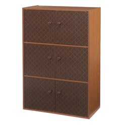 Cherry Checkered 6-door Cubby