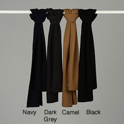 Portolano Ribbed Wool Scarf FINAL SALE