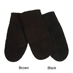 Portolano Women's Patchwork Shearling Mittens FINAL SALE