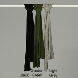Portolano Women's Cable Knit Cashmere Scarf FINAL SALE