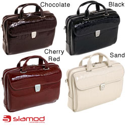 Siamod Ignoto Women's Large Leather Laptop Briefcase