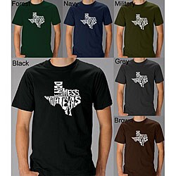 Los Angeles Pop Art Men's 'Don't Mess With Texas' T-shirt