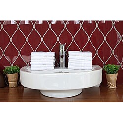 Authentic Hotel Spa Turkish Cotton Washcloths (Set of 12)