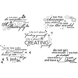 Unity Stamp 'Quote Bundle' Unmounted Red Rubber Stamps