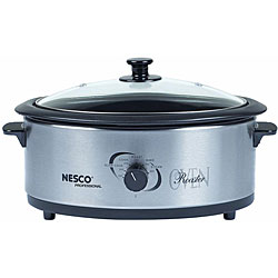 Nesco 4816-25-30PR Stainless Steel 6-quart Electric Roaster