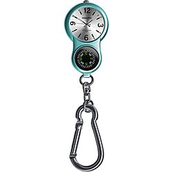 Dakota Women's 'E-Clip' Baby Blue Carabiner Watch