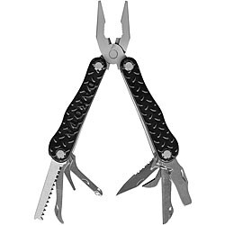 Dakota Men's Steel and Aluminum Black Multi-tool