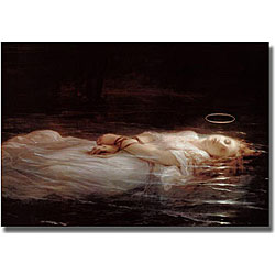 Paul Delaroche 'Le Jeune Martyre' Canvas Art