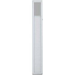 ODL White 64-inch Enclosed Door Side Lights Cellular Shade
