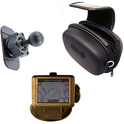 GPS Hard Shell Case, Stick-on mount and Screen Protector Accessory Kit