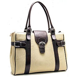 Nunzia Design 'Sophia' Tan 15.4-inch Laptop Tote