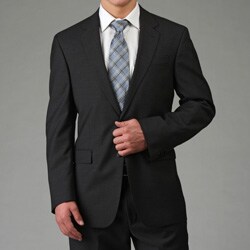 Kenneth Cole New York Slim Collection Men's Charcoal 2-button Wool Suit