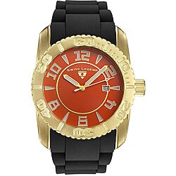 Swiss Legend Men's Commander Black Rubber Watch