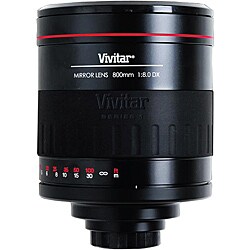 Vivitar 800mm f/8 Manual Mirror Lens for Olympus