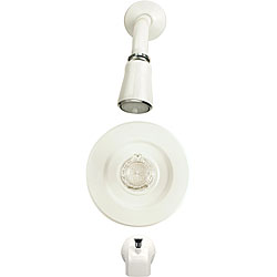 Moen Single-handle White Tub/ Shower Combination