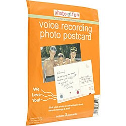 Voice Recording Photo Postcards with Audio (Set of 3)