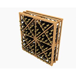 WholeCellar Stackable 144-bottle Diamond Cube Wine Rack