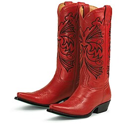 Lane Boots Women's 'Red Hot Chile Pepper' Cowboy Boots