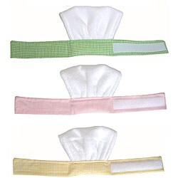 Wee Baby Scrunch Bottle Bibs (Set of 3)