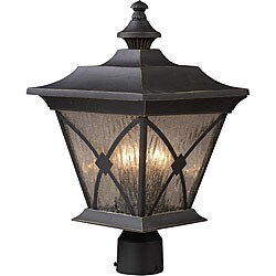Rutland Square 1-light Hazelnut Bronze Outdoor Post Light