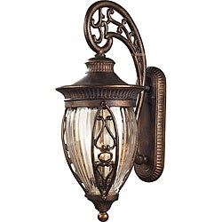 Essex Way 3-light Hazelnut Bronze Outdoor Sconce Light 