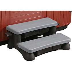 Deluxe Black and Grey Spa Step