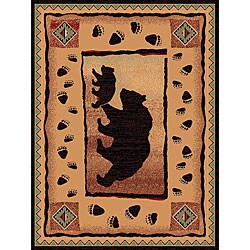 The Lodge Two Bears Southwestern Rug (4' x 6')