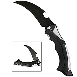 Tom Anderson Black Kult Folder 10-inch Pocket Knife