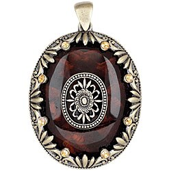 Blue Moon Global Nomad Resin Oval Pendant