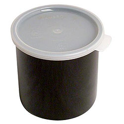 Cambro 1.2-quart Black Crock with Lid