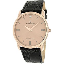 Le Chateau Men's Classica Diamond Watch 