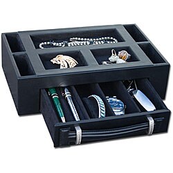 Dacasso Leather Deluxe Valet Tray