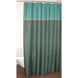 Saville Row Charcoal Shower Curtain