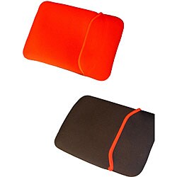 Black/ Red 12.4-inch Reversible Laptop Sleeve 