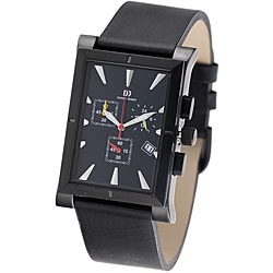 Danish Design Men's Black Titanium Chronograph Watch.