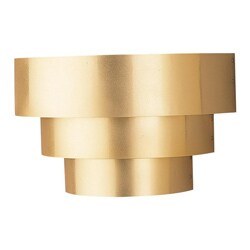 Polished Brass Finish Three Tier Wall Fluorescent, Energy Efficient Sconce