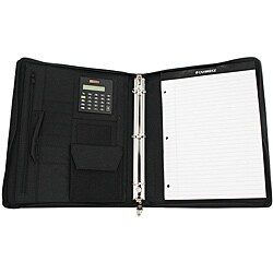 Cambridge City Microfiber Binder with Calculator (Case of 6)