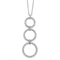 Tacori 18k White Gold 1/4ct TDW Diamond Necklace (G, VS)