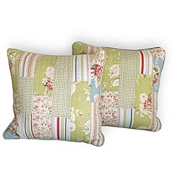 Villa Patchwork Square Pillows (Set of 2)