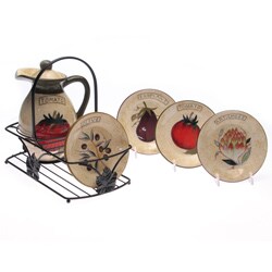 Certified International 'Roma' Olive Oil Set (Set of 6)