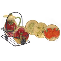 Certified International 'Herb Garden' Olive Oil Set (Set of 6)