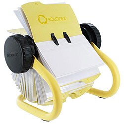 Rolodex Open Rotary 200-Sleeve Business Card File 